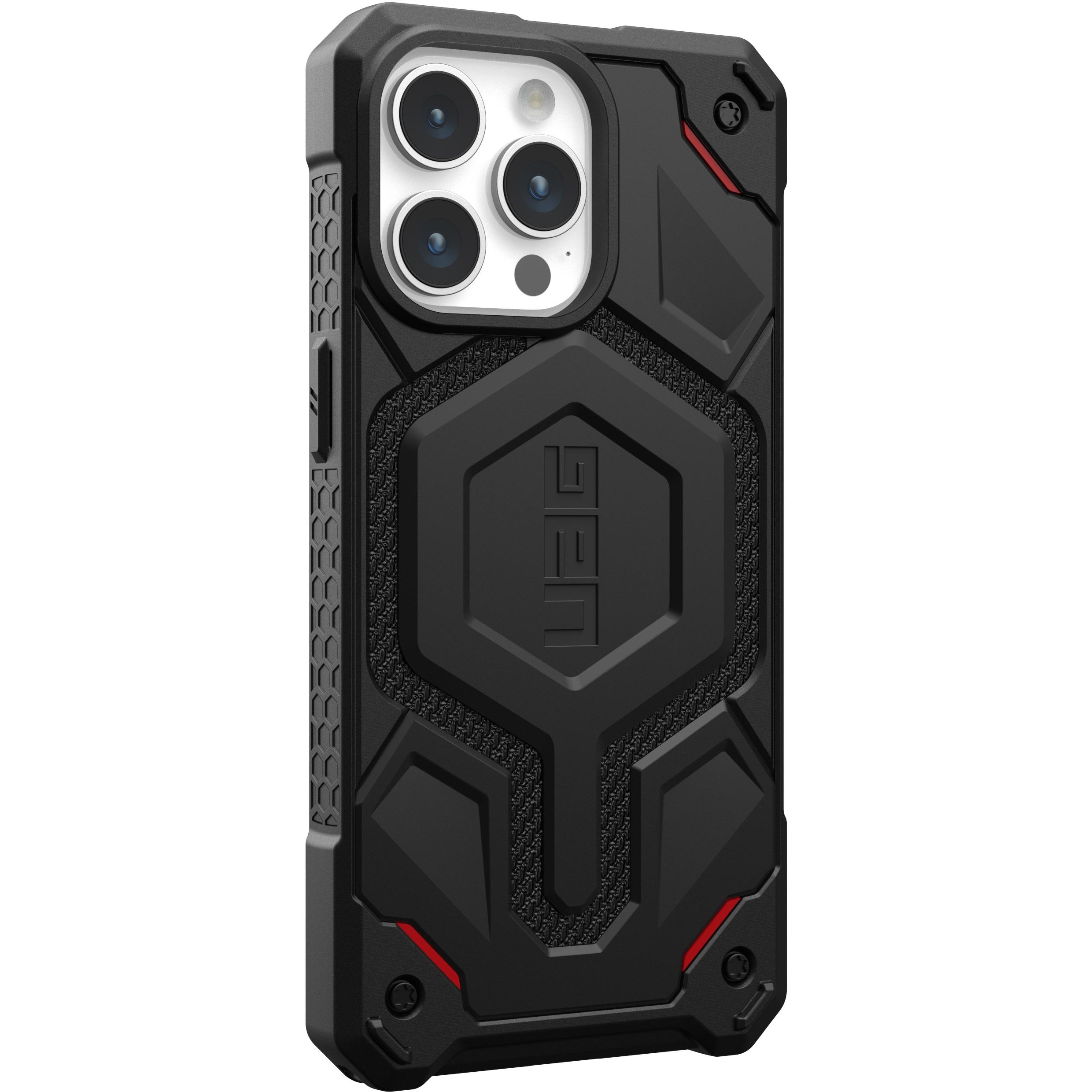 UAG Monarch Pro Case (Apple iPhone 15 Pro Max), Smartphone Hülle, Schwarz