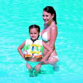 Productafbeelding Bestway Opblaasbaar zwemvest tropisch 41cm x 30cm