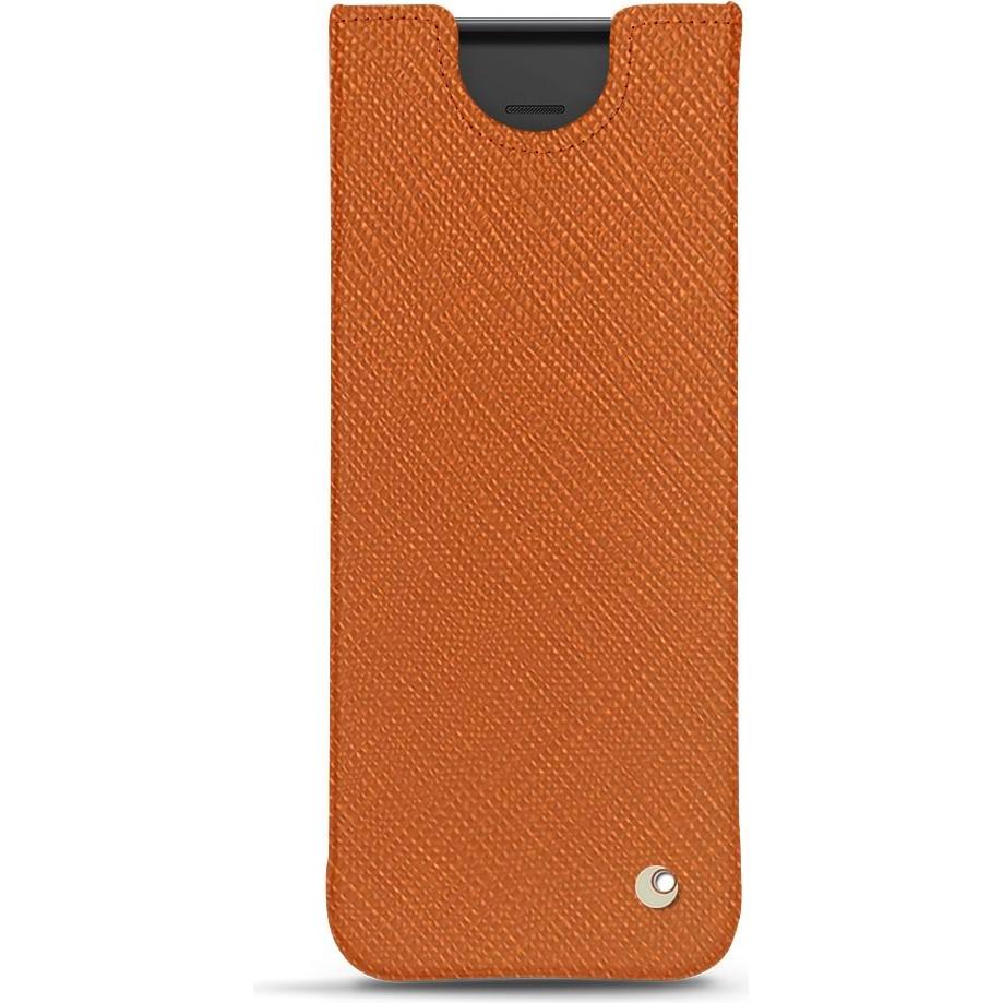 Noreve Lederschutzhülle (Samsung Galaxy Fold), Smartphone Hülle, Orange