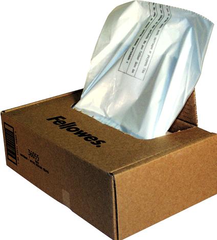 Actual product image Fellowes Shredder waste bags 94 litres, 50pcs. (50x, 94 l)