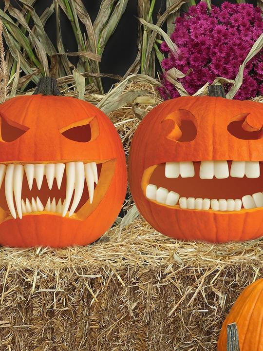 Produktbild Fun World Division Schneidezähne für Halloween-Kürbisse (7 Stück)