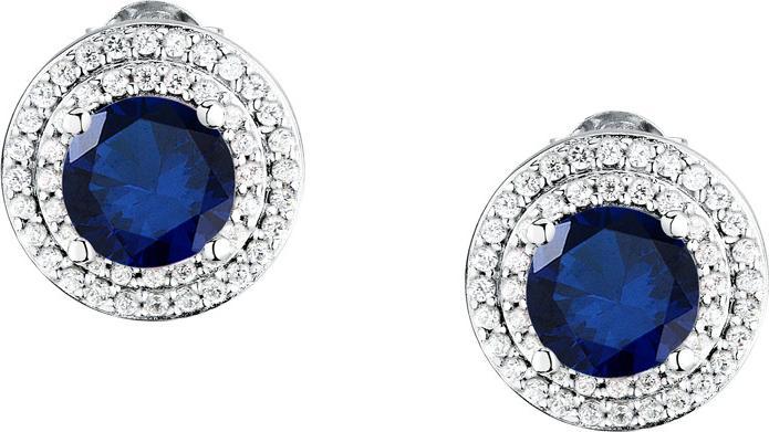 Immagine prodotto Morellato Elegant Silver Earrings With Blue Zircon Tesori Saiw274 (Argento 925)