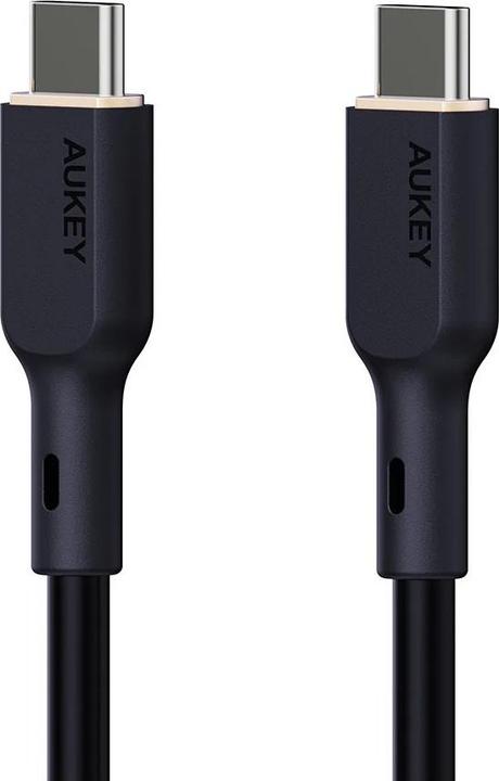 Produktbild Aukey CB-SCC241 USB-C Power Delivery PD 240W 5A 20V 1m Nylon Schwarz (1 m, USB 2.0, USB 3.2 Gen 2x2, 240 W)