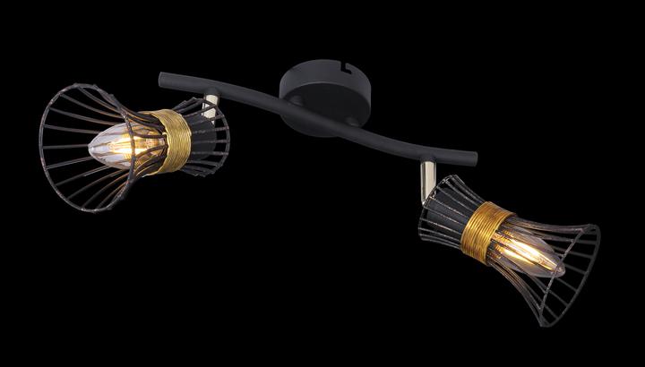 Immagine prodotto Globo Plafoniera nera 2xE14 (E14)