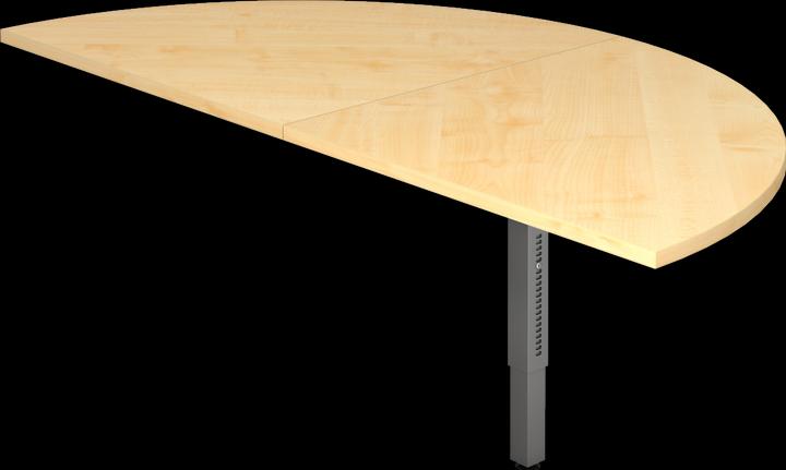 Actual product image MC Extension element semicircular for MyTable R double desk with frame graphite