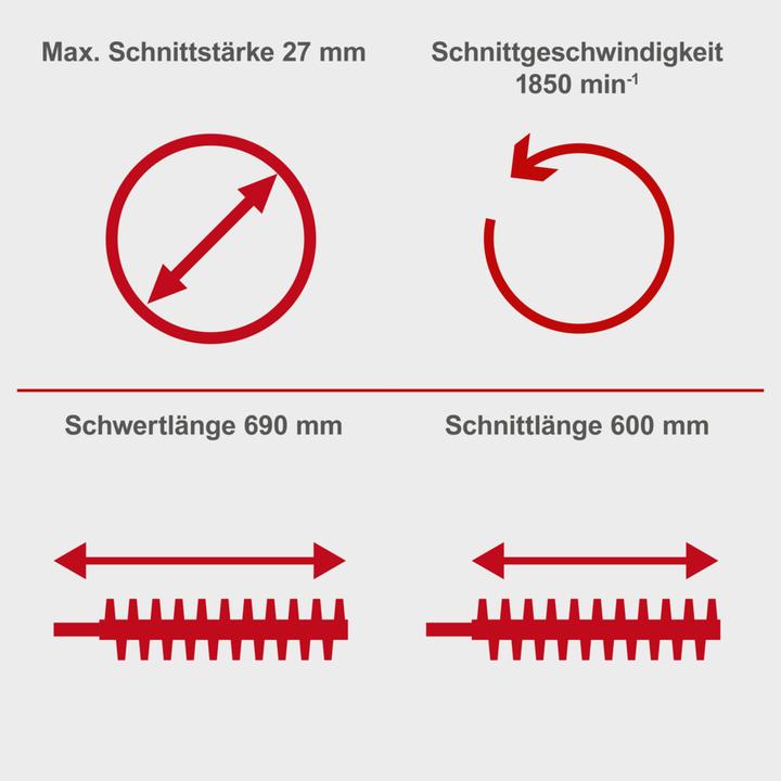 Produktbild Scheppach HTH250/240P Heckenschere 1PS (Benzinbetrieb)