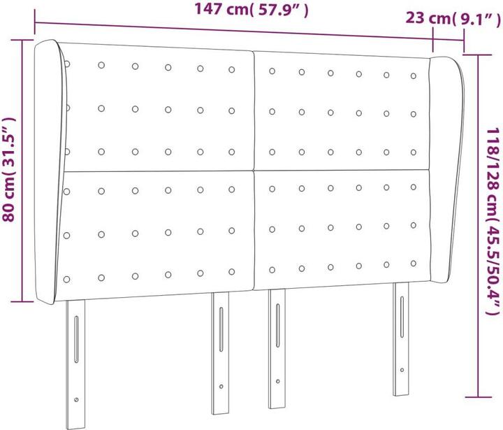 Produktbild VidaXL Zain (147 x 23 x 128 cm)