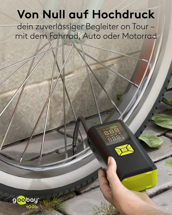 Produktbild Goobay Akku-Kompressor (10 Bar)