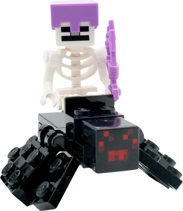 Actual product image LEGO Minecraft spider and skeleton with bow and helmet - 662307 NEW! Quantity 1x (662307)