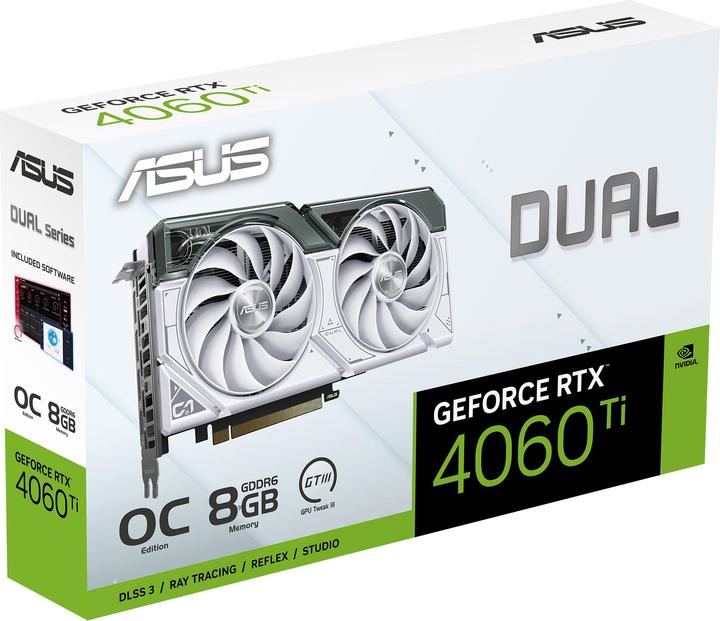 Image du produit ASUS GeForce RTX 4060 Ti Dual OC (8 Go)