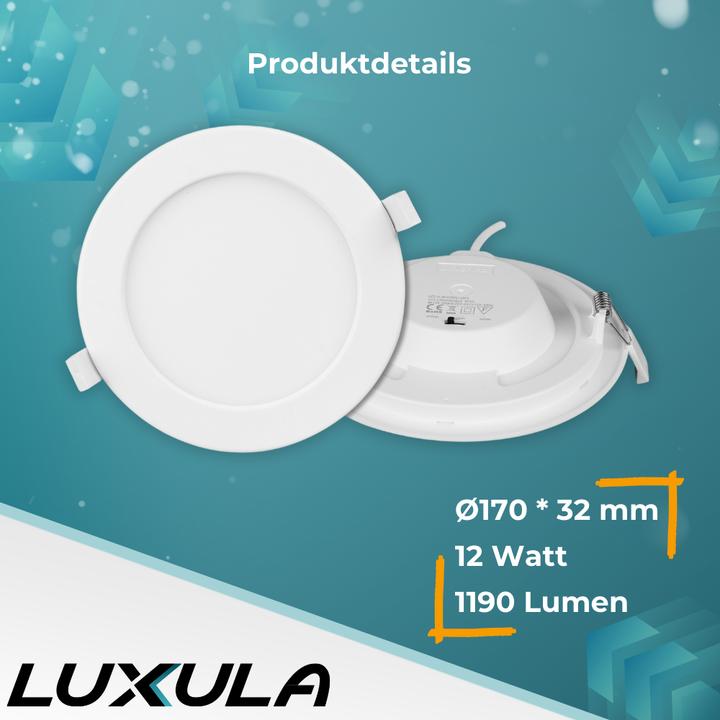 Actual product image Luxula LED CCT recessed panel (1190 lm)