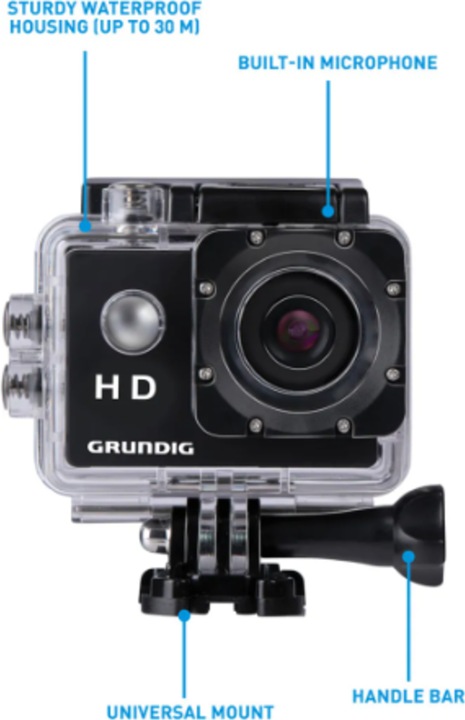 Productafbeelding Grundig Actiecamera HD 720P, 2" scherm (30p)