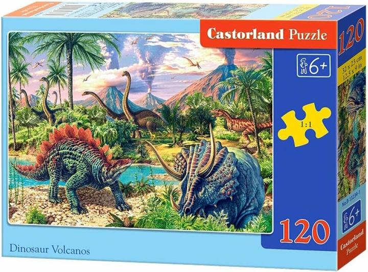 Produktbild Castorland Dinosaur Volcanos, Puzzle 120 Teile (120 Teile)