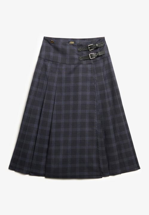Immagine prodotto Superdry Karierter Plissee-Midirock (S)