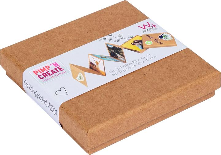Image du produit Walther Design Leperello-Box 10x10 brun
