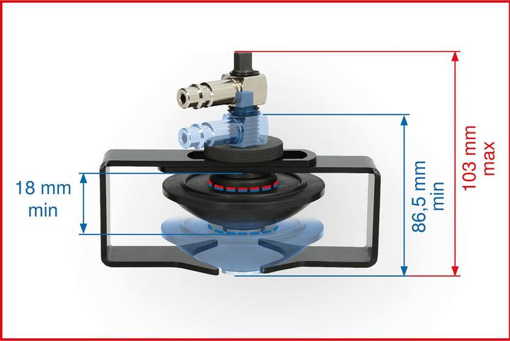 Actual product image KS Tools Universal-Entlüfterstutzen-Adapter
