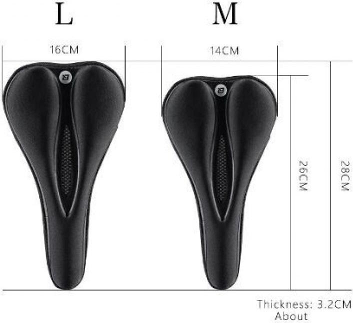 Actual product image Rockbros Bicycle Saddle Cover LF047-B