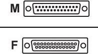 Produktbild Roline Serielles Kabel, Stecker Sub-D 25 / Buchse Sub-D 25 (9 m, VGA)
