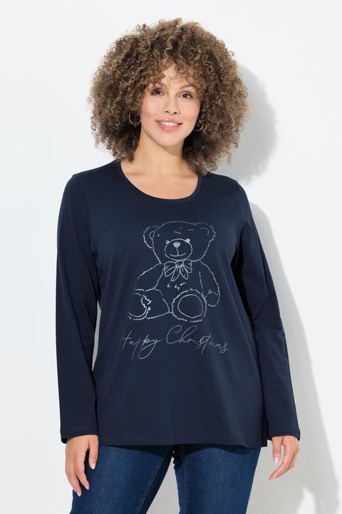 Image du produit Ulla Popken T-shirt de Noël Classic à col rond et manches longues (42, 44)