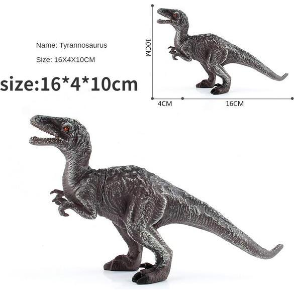 Tinisu Dinosaurier Figur Velociraptor Dino Hartplastik 16cm Actionfigur Raptor