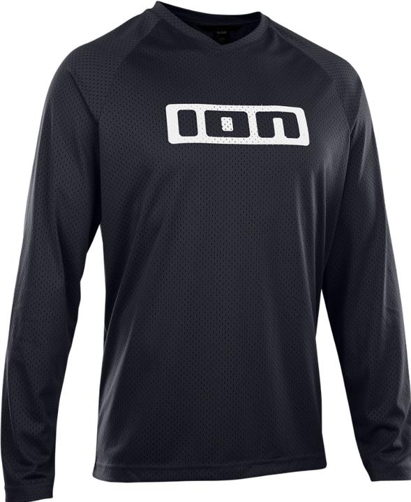 Image du produit ION Bike Jersey Logo LS unisex - black (XXS)