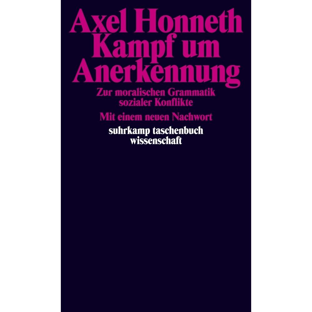 Kampf um Anerkennung, Fachbücher von Axel Honneth