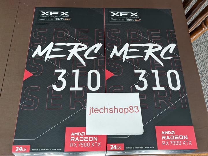 Produktbild XFX RADEON RX 7900 XTX MERC310 BLACK GAMING (24 GB, GDDR6)