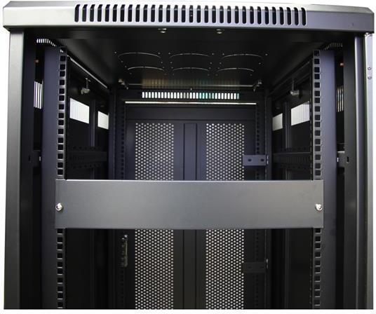 Actual product image StarTech 2 U rack blind panel for 19 inch server cabinets and racks