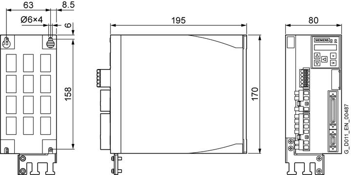 Actual product image Siemens 6SL3210-5FB10-8UA0