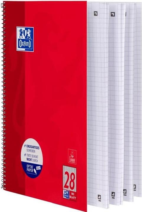 Actual product image Oxford College notebook (A4+, Checked, No binding)