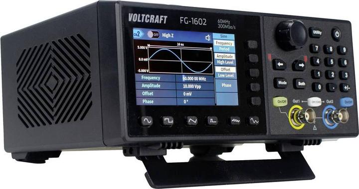 Produktbild Voltcraft FG-1602 Funktionsgenerator netzbetrieben 1 µHz - 60MHz 2-Kanal Arbiträr