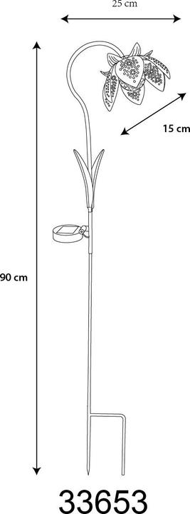 Actual product image Globo Solar light (IP44)