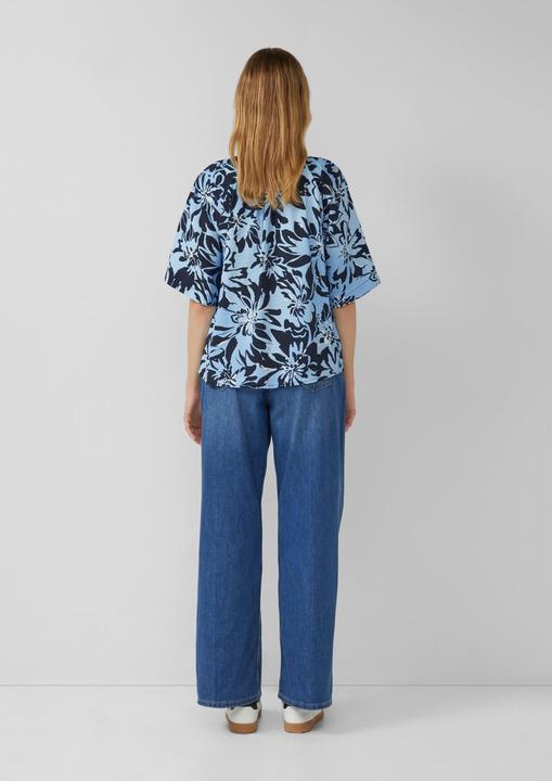 Immagine prodotto s.Oliver Bluse Strukturierte Bluse aus Viskosemix mit Raffung (46)