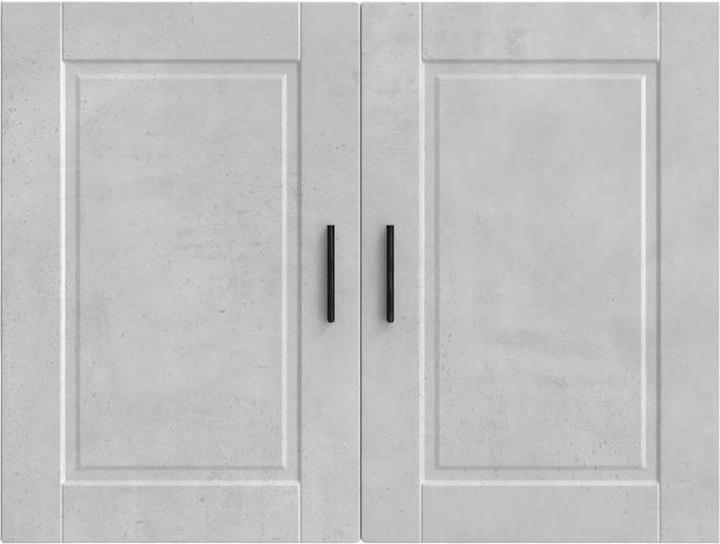 Image du produit VidaXL Armoire murale de cuisine Porto Gris béton Matériau bois Armoire murale de cuisine (80 x 31 x 60 cm)