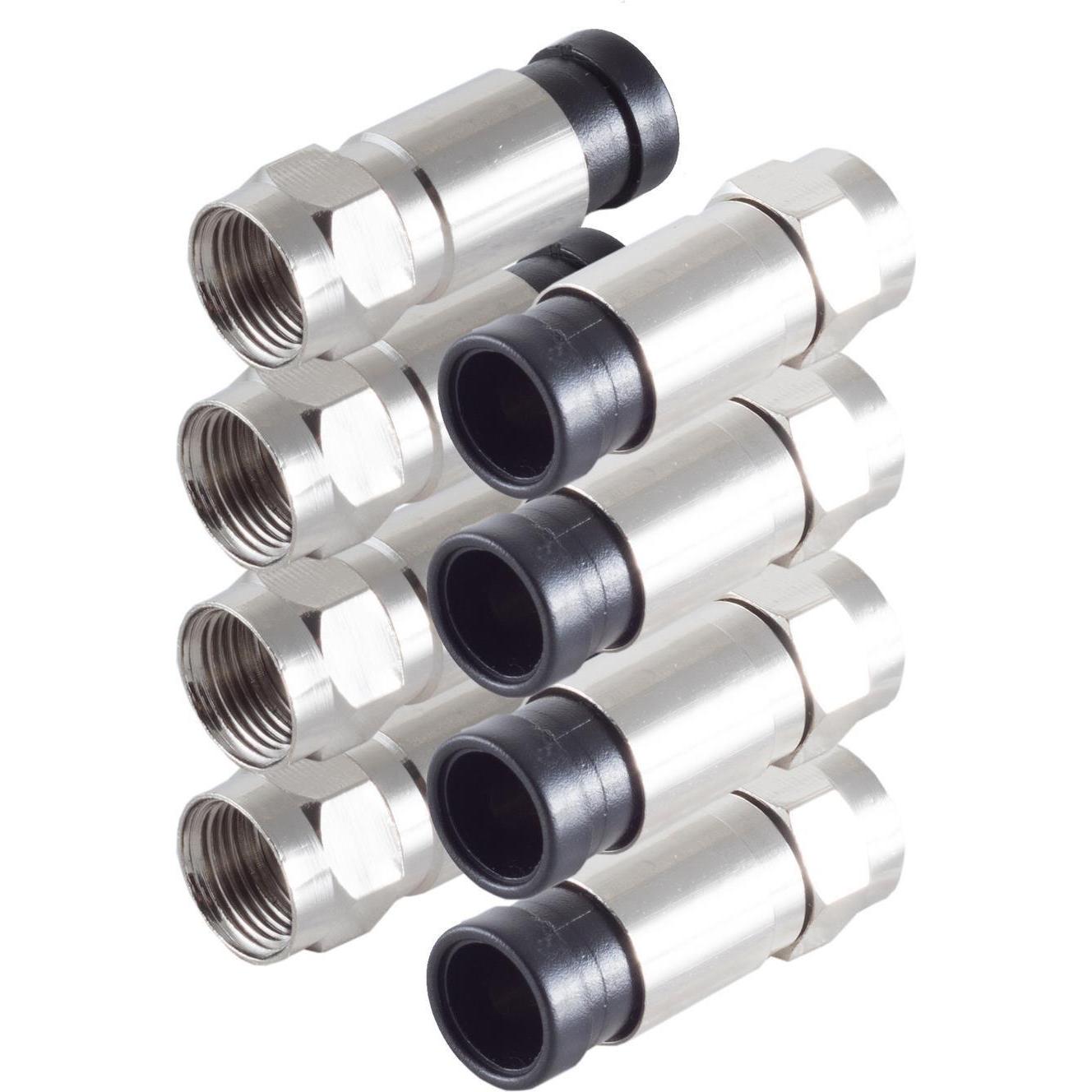 Thumbnail - Shiverpeaks BS15-300214. Verbindungstyp: F-Typ, Anschluss 1: F, Anschluss 2: F. Menge pro Packung: 4 Stück(e) (Antennenk...