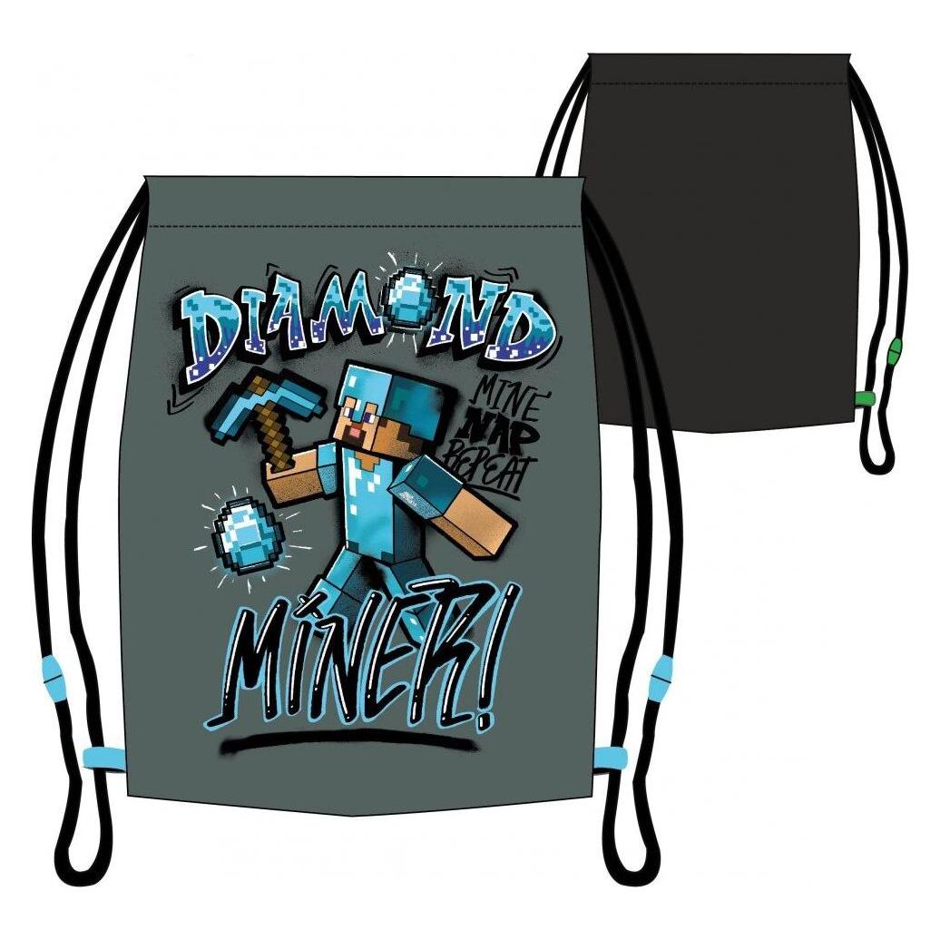 Procos, Tasche, Minecraft Sporttasche 37 Cm, Mehrfarbig