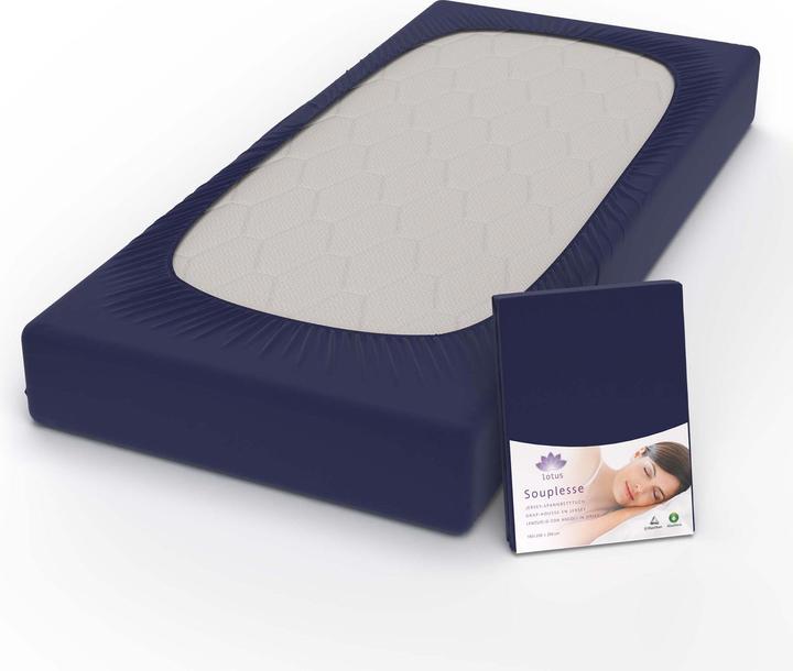 Produktbild Lotus Bettwaren Jersey Fixleintuch Souplesse (200 x 220 cm)