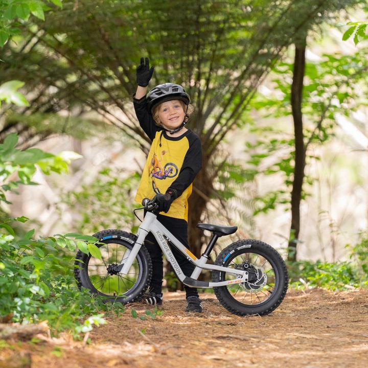 Actual product image Kids Ride Shotgun Lion Windproof Kids MTB Jersey (92)