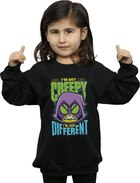 Immagine prodotto Teen Titans Go Creepy Raven Felpa Ragazze (152, 158)