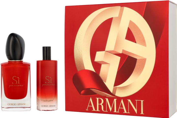 Actual product image Giorgio Armani Sì Passione Set Eau de Parfum 50ml + Eau de Parfum 15ml (Perfume set)