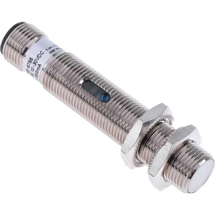 RS PRO Capacitive sensor, Sr:2mm M12 PNP (Sensor) (1466755)