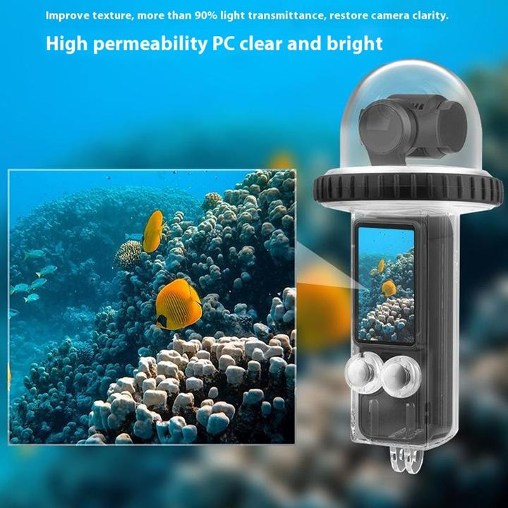 Osmo Pocket 3 40M/131FT - Marin Valise Plongée Etui Coquille Coque