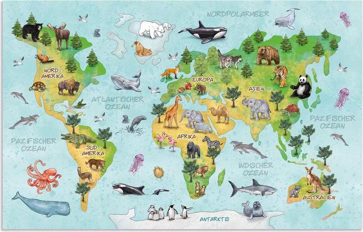 Actual product image HERMA World map (55 x 35 cm)