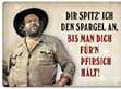 Produktbild Puag Blechschild Dir spitz' ich den Spargel an (10.5 x 14.8 cm)