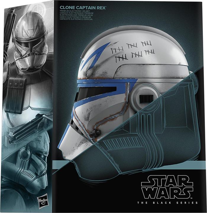 Produktbild Hasbro Star Wars The Black Series elektronischer Klon Captain Rex Premium Helm, Rollenspielartikel zu Star