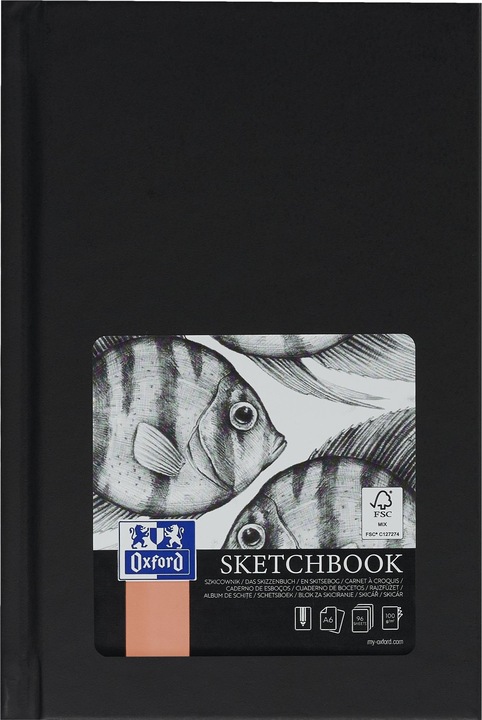 Produktbild Oxford Skizzenbuch (A6, Blanko, Harter Einband)