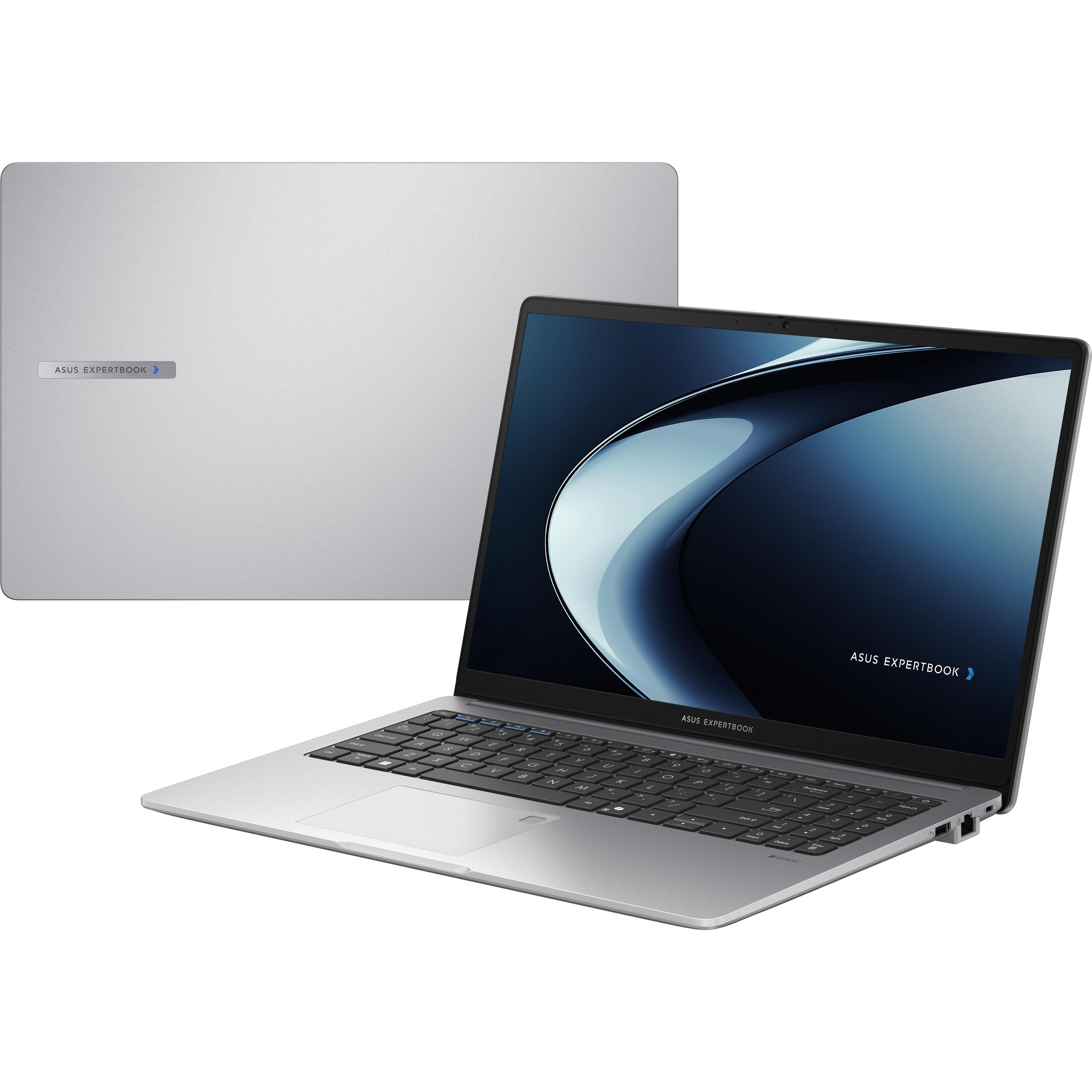 ASUS ExpertBook P1 (15.60", AMD Ryzen 7 7735HS, 16 GB, 512 GB, DE), Notebook, Grau