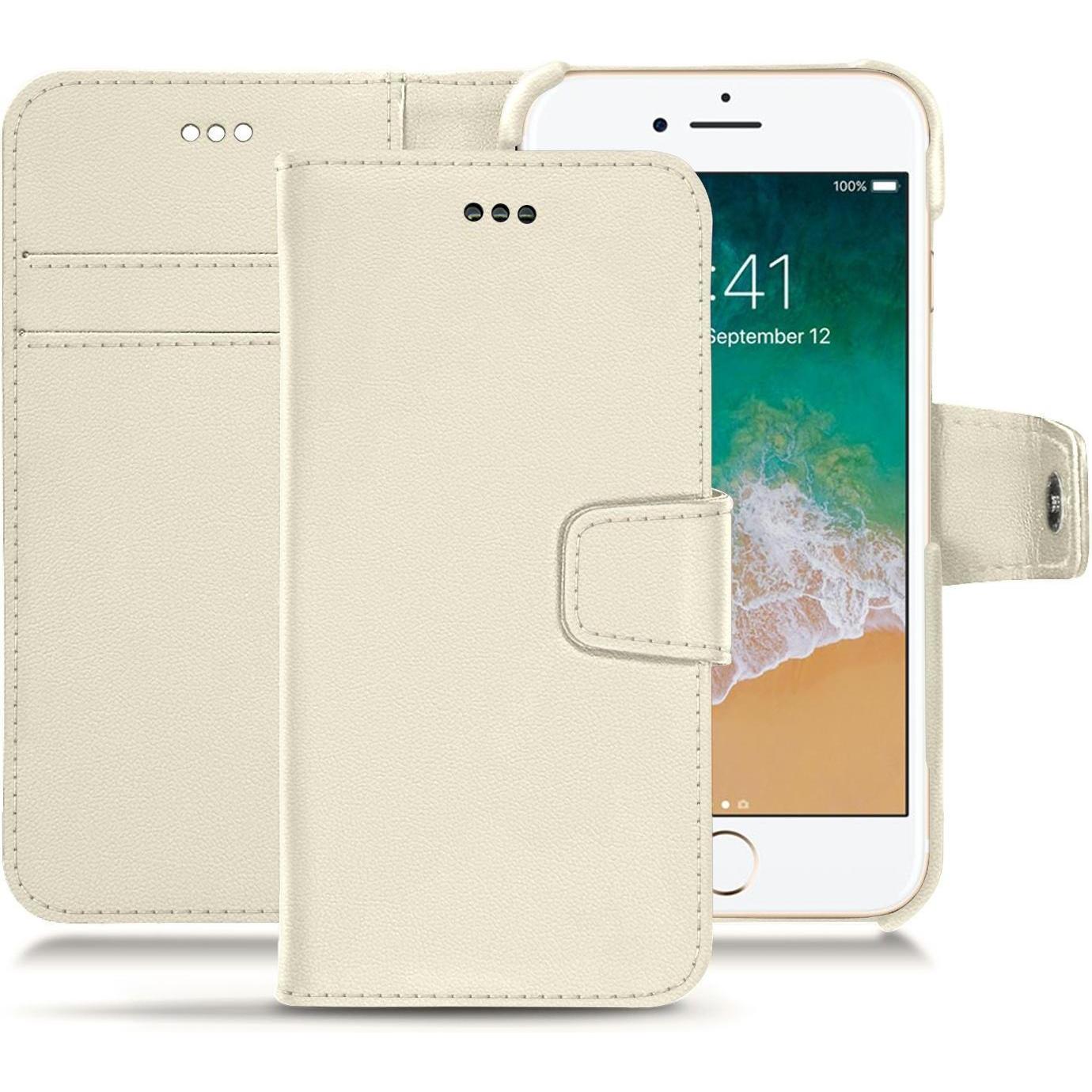 Noreve Lederschutzhülle Wallet (Samsung Galaxy Note 7), Smartphone Hülle, Weiss