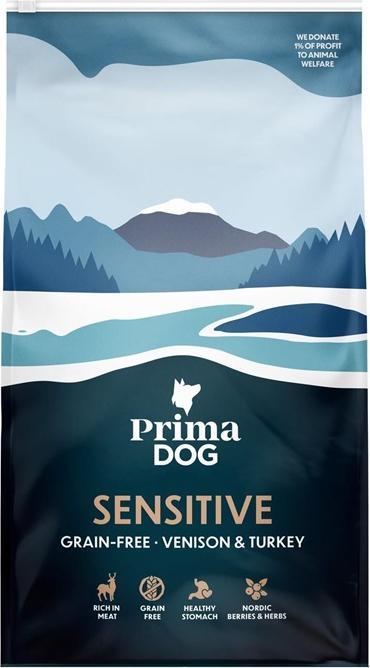 Immagine prodotto Prima Primadog Cervo-Tacchino Senza Cereali 10 kg (Adulto, 10000 g)