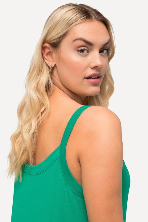 Image du produit Ulla Popken Débardeur à fines bretelles et décolleté rond, en modal mélangé (60)